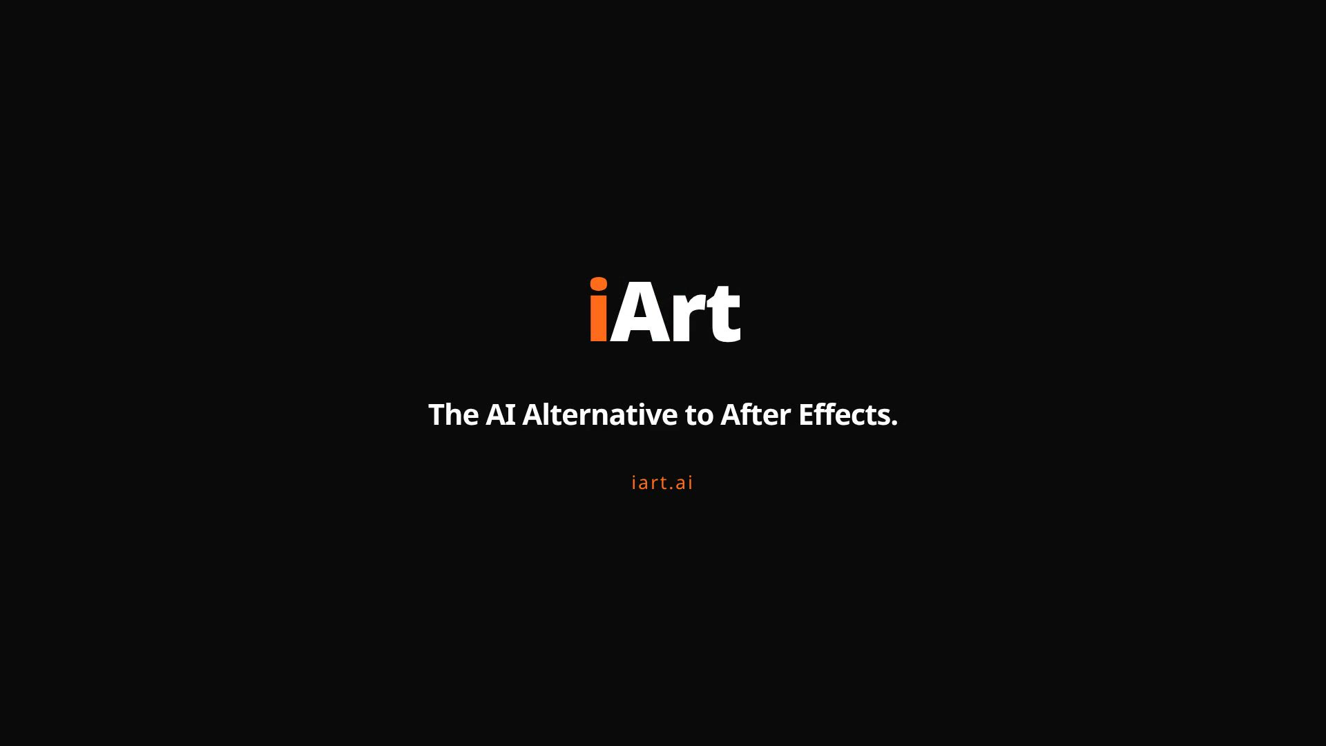After Effects Alternative — iArt.ai use case