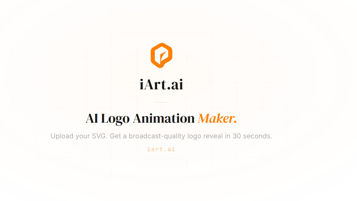 AI Logo Animation Maker — iArt.ai use case